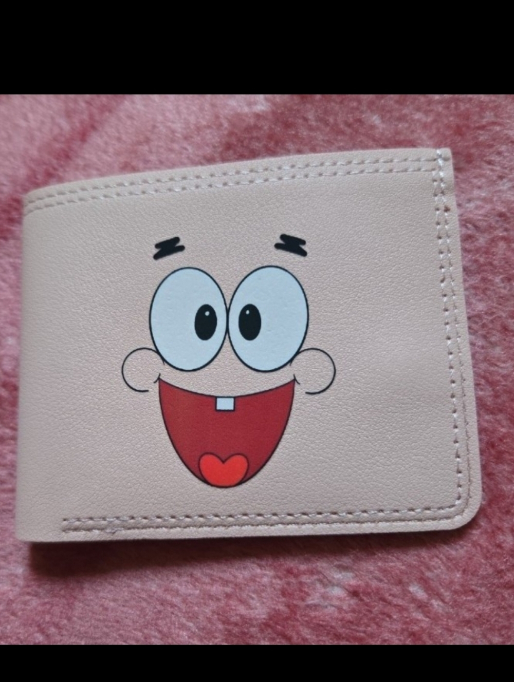 New nickelodeon SpongeBob patrick star anime manga leather wallet